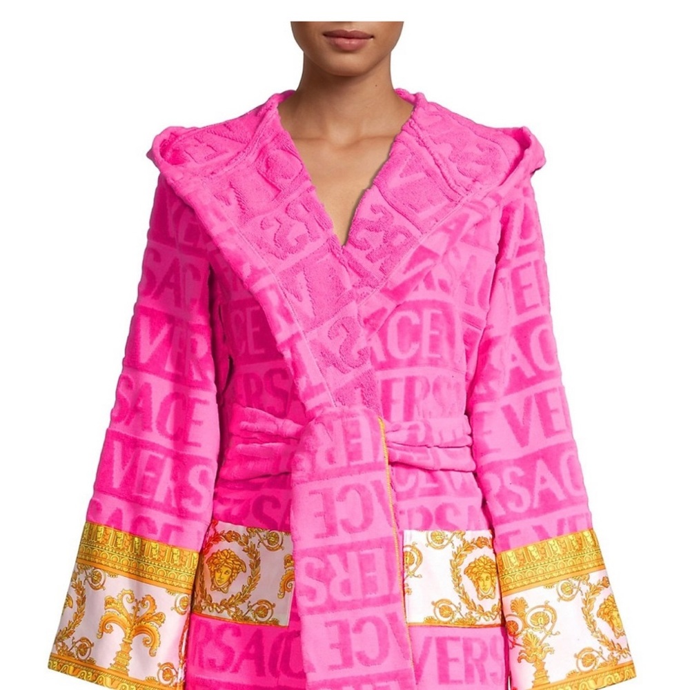 Versace robe small pink